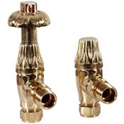 Crocus Thermostatic Valve Brass Lacquered Range